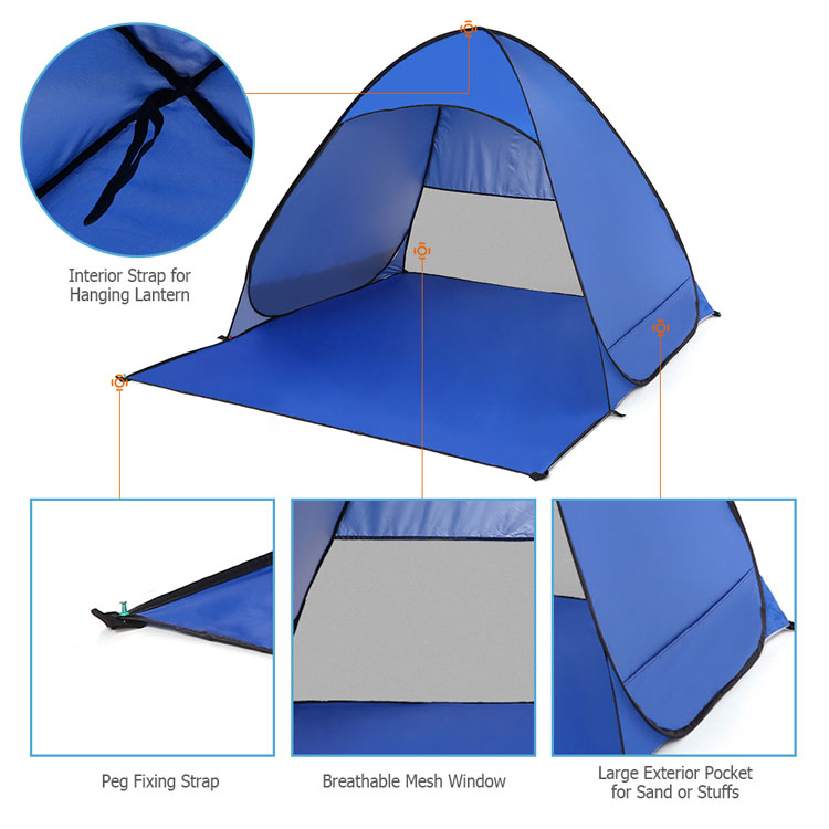 Bayangan Tenda Pantai