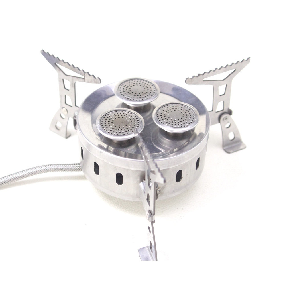 Stainless Steel Portable 3 Burners Outdoor Kompor Gas